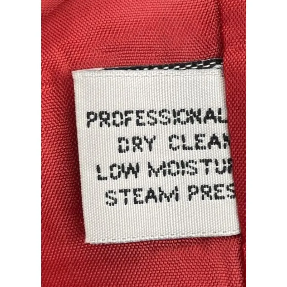 Vintage Christian Dior Blazer Womens 6 Red with COA 100% Wool Lined Jacket 80s